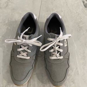FootJoy Golf Shoes Women's Size 7.5 M Gray Retro Sport Spikeless Lace Up Sneaker